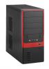 Carcasa JNC 450W alimentare 2 x S-ATA, 4 BAY, USB, audio,  Black + Red (margine front panel)