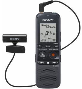 Reportofon digital Sony ICDPX312M.CE7, 2GB, slot microSD/M2, USB, LCD