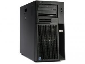 Server IBM x3200 M3 Tower, 7328K8G, X3440/2GB/DVDRW/2x 500GB 7.2K/RAID 0,1,1E/2xGLAN/PS 400W/no kb