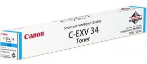 Toner pentru IR Advance C2020/2030, C-EXV34 cyan, 19.000pg, Canon