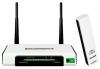 Kit router wireless 300mbps, tp-link