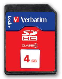 Card memorie VERBATIM Secure Digital 4GB