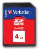 Card memorie verbatim secure digital 4gb