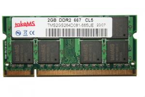 Memorie TAKEMS SODIMM DDR2 2GB PC5300 TMS2GS264D083