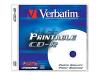 VERBATIM CD-R  WIDE PRINT 52x, 700MB/80 min, Jewel Case (43545)