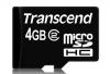 Card memorie transcend microsdhc 4gb class