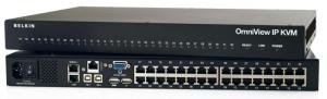 Switch KVM Omniview SMB Belkin, 2 x 16 KVM-Over-IP, PS/2 In, CAT5 Out., F1DP216GEA