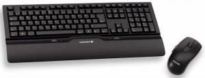 Kit tastatura + mouse SIRIUS XT Wireless Desktop, USB, mouse optic, 1000dpi, negru, M82-24800DE, layout in germana