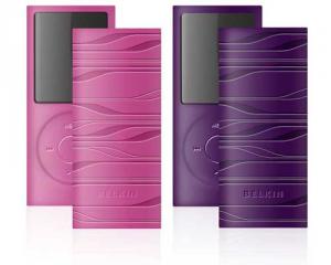 Huse pentru IPOD NANO 4G SILICON SLEEVE, 2 buc/set, pink/purple, F8Z380EAPKP-2 Belkin