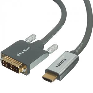 HDMI-DVI-D 3 m Gold Serie