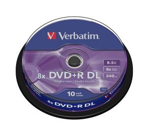 VERBATIM DVD+R 8x 8.5GB double layer