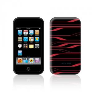 Husa pentru IPOD TOUCH 2G LASER SLEEVE, black/red, F8Z364EABKI Belkin