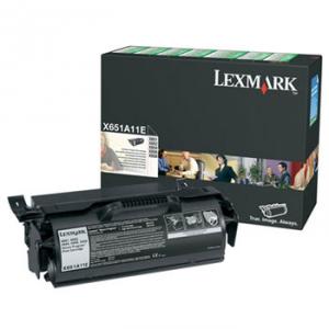 Toner LEXMARK X651A11E negru