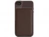 Husa iphone 4g belkin tpu/piele, dark brown, f8z639cw178