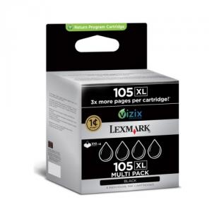 Cartus LEXMARK 105XL 4-pack