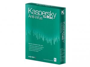 Kaspersky Anti-Virus for Mac International Edition. 1-Desktop 1 year Base Box (KL1211NBAFS)