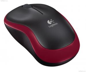 Mouse Logitech M185 Nano Cordless Mouse for NBs (Red) (910-002240)