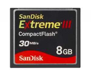 Compact flash 8gb extreme iii