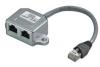 Adaptor 2x10/100 baset, cat t, 1xrj45-male-&gt;2xrj45jack, 7000918,