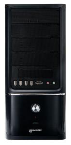 Carcasa Revoltec Fifty 4 Midi Tower, ATX/ micro-ATX, audio, USB 2.0, neagra, fara sursa, (RG025)