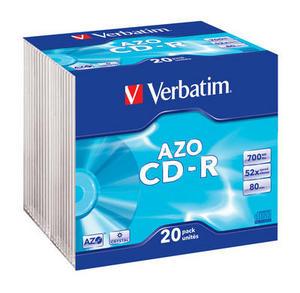 VERBATIM CD-R, 48x, 700MB/80min, Slimcase (43322)