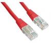 Cablu utp patch cord cat. 5e, 0.5m, gembird pp12-0.5m/r rosu