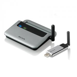 Hub 4 porturi, USB, wireless, F5U302EA Belkin