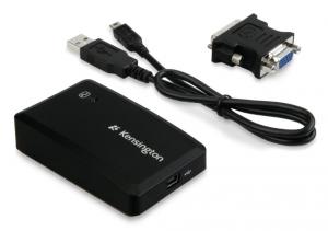 Adaptor Universal Multi-Dysplay Kensington, USB to DVI/VGA, (K33928EU)