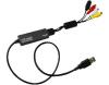 Cable set Hauppauge USB-LIVE2, pentru captura video S-video / USB, 720x576 (PAL video)