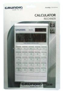 Calculator de birou 12 digiti, alimentare solara/baterie, Grundig GE49 (CALCUL-DESKTOP-12DIG-GE49-GRUNDIG)