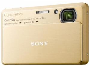 Camera digitala Sony DSC-TX9 Gold, 12.2MP Exmor CMOS, 4x opt, 3.5&quot; LCD Touchscreen, 1080i Full HD movie, ISO3200, 32MB