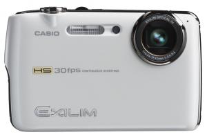 Camera foto digitala Casio EXILIM EX-FS10, 9.1 MP, 4x Dig, display 2.5&quot;, 38-114mm, Eye-Fi, high-speed, grey, blitz