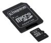 Card memorie KINGSTON MicroSD SDHC clasa 4 4GB cu 2 adaptoare