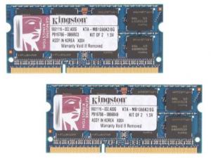 Memorie KINGSTON Sodimm DDR3 8GB KTA-MB1066K2/8G