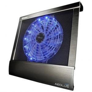 NOTEBOOK Cooling Pad ENERMAX AEOLUS PREMIUM black, max 17&quot;, 2*USB2.0, 200mm Led fan