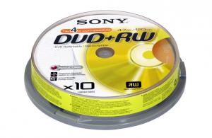 SONY DVD+RW 4x 4.7GB  10buc bulk