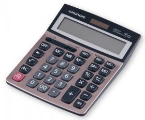 Calculator de birou 12 digiti, alimentare solara/baterie, Grundig GE27 (CALCUL-DESKTOP-12DIG-GE27-GRUNDIG)