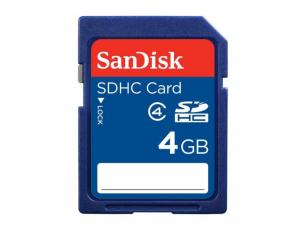 Card memorie SANDISK SD CARD 4GB SDHC