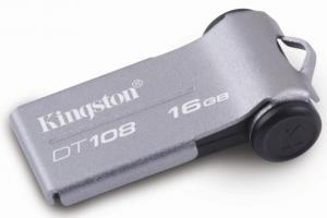 USB 2.0 FLASH MEMORY PENDRIVE 16GB DataTraveler 108, Kingston, DT108/16GB
