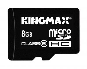 Card memorie KINGMAX MicroSD 8GB SDHC CL6