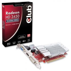 Placa video CLUB3D Ati Radeon HD 3450 512MB DDR2 CGAX-3452I