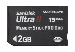 Memory Stick Pro Duo 2GB Ultra II