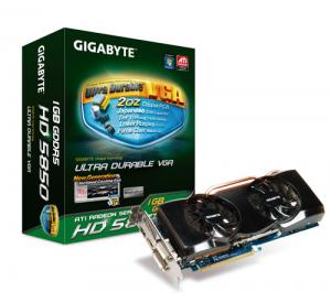 Placa video GIGABYTE ATI Radeon HD 5850 R585OC-1GD 1GB GDDR5