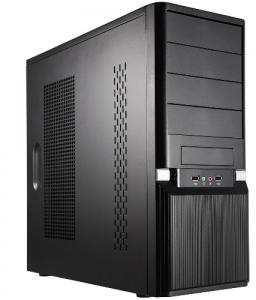 Carcasa MiddleTower ATX  w/PREMIER PS 500W  AMD/P4,; sursa orizontala, 4bay, neagra (SK-515N-500)