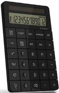 Calculator de birou X MARK 1, negru, solar power (fara baterie), 12-digit, functii Business, Canon