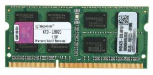 Sodimm DDR3 2GB KINGSTON 1333MHz, pentru DELL A3418018/A3520621/A4501461/A5039683/A5039691