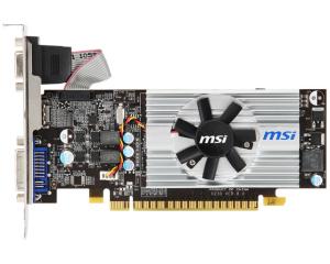 GeForce MSI N430GT-MD1GD3/LP2 (700Mhz), 1GB DDR3 (1333Mhz, 128bit), PCIex2.0, VGA/DVI/HDMI, low profile