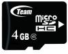 Secure digital card micro sdhc 4gb team fara adaptor,