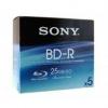 Sony Blu-Ray BD-R Disk 6x, 25GB, 5 buc/pachet, 5BNR25B