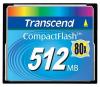 Card memorie TRANSCEND Compact Flash 512MB 80x